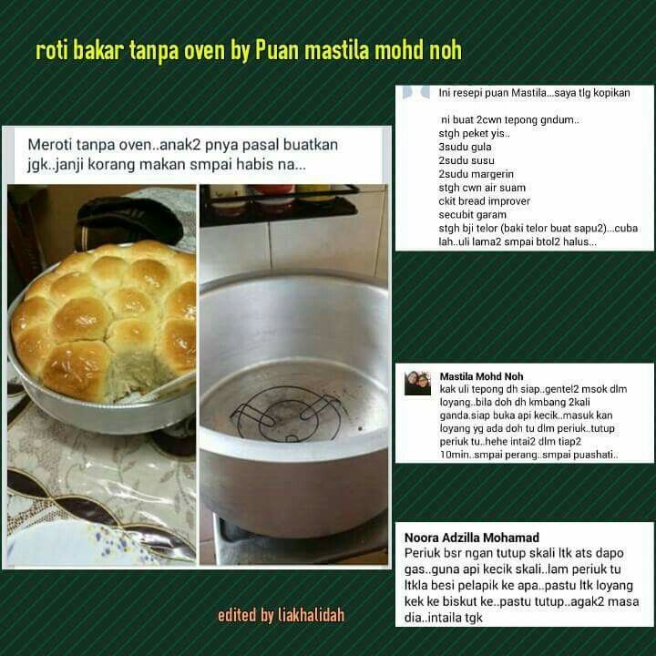 Roti Tanpa Oven